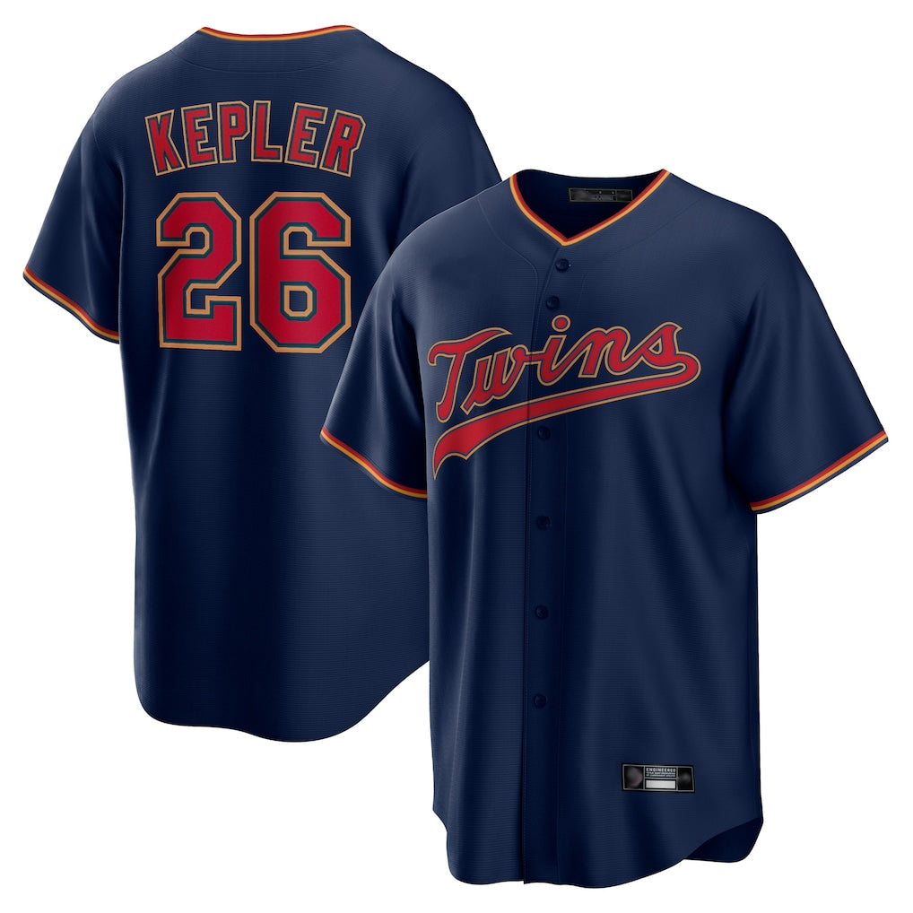 MATTH M.Twins #26 Max Kepler Player Navy Home Limited Game Stitched Jerseys