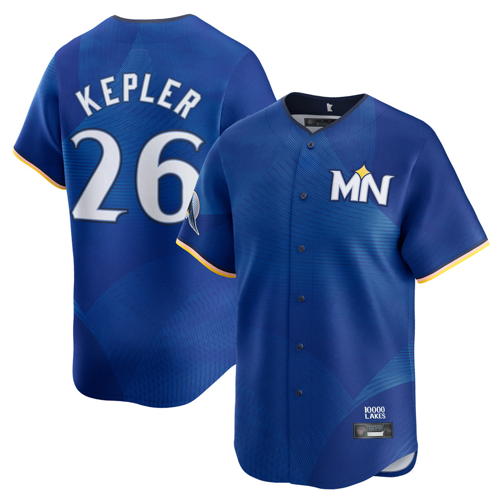 MATTH M.Twins #26 Max Kepler Player Royal City Connect Limited Home Stitched Jerseys