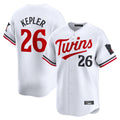 MATTH M.Twins #26 Max Kepler Player White Home Limited Stitched Jerseys