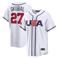 MATTH M.Twins #27 Ryan Jeffers Player White USA 2026 World Classic Limited Home Stitched Jerseys