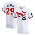 MATTH M.Twins #29 Rod Carew Player White Home Limited Elite Stitched Jerseys