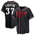 MATTH M.Twins #37 Victor Caratini Player Black Fashion Out Home Limited Stitched Jerseys
