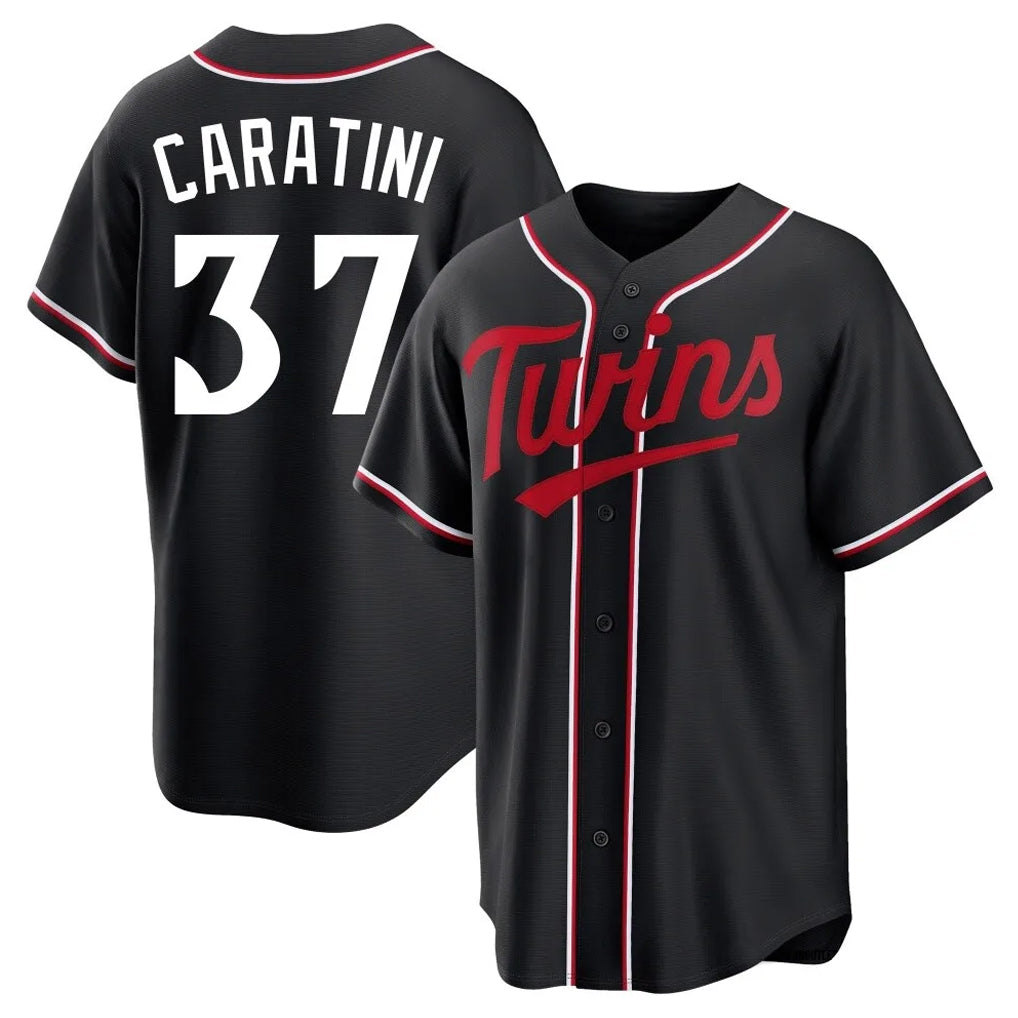 MATTH M.Twins #37 Victor Caratini Player Black Fashion Out Home Limited Stitched Jerseys