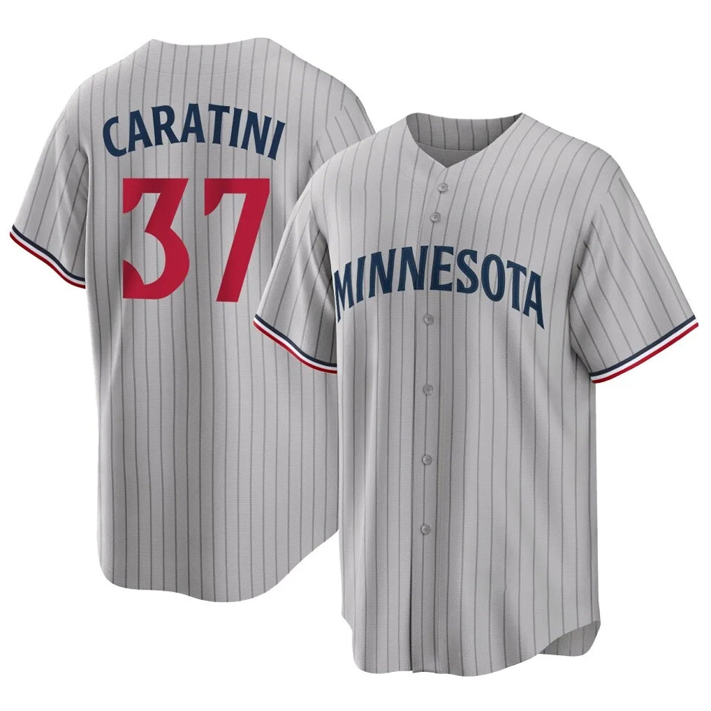 MATTH M.Twins #37 Victor Caratini Player Gray Game Limited Home Stitched Jerseys
