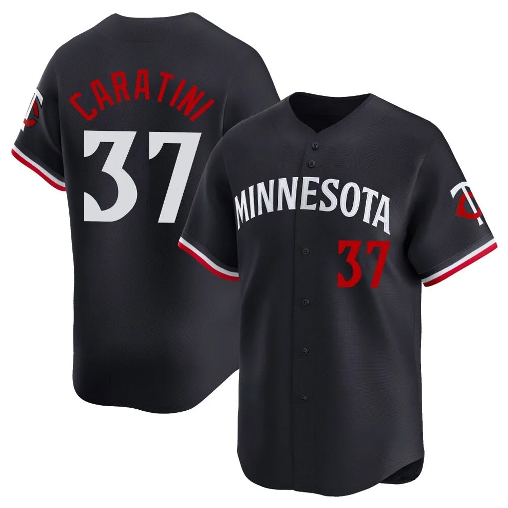 MATTH M.Twins #37 Victor Caratini Player Navy Home Limited Stitched Jerseys