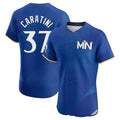 MATTH M.Twins #37 Victor Caratini Player Royal City Connect Limited Elite Home Stitched Jerseys