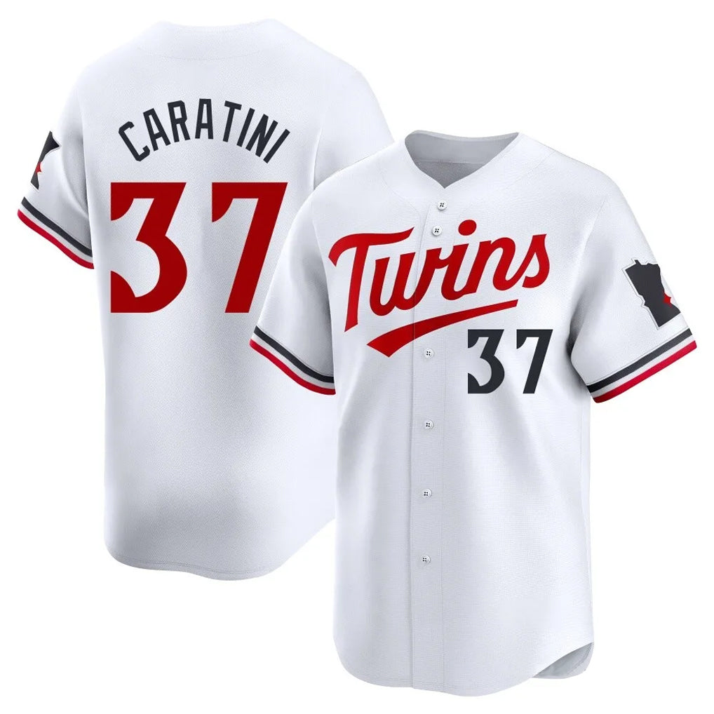 MATTH M.Twins #37 Victor Caratini Player White Home Limited Stitched Jerseys