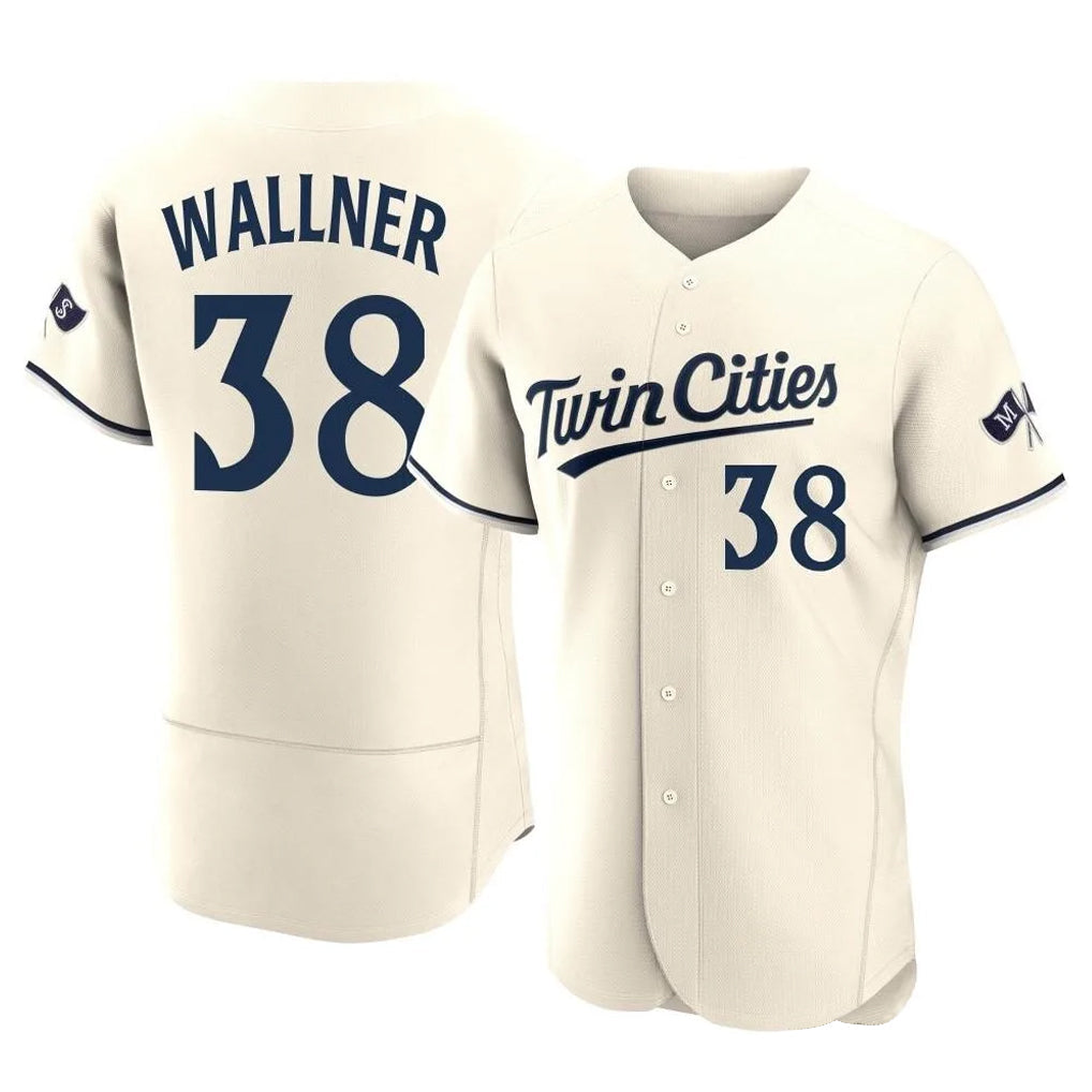 MATTH M.Twins #38 Matt Wallner Player Cream Home Limited Elite Stitched Jerseys