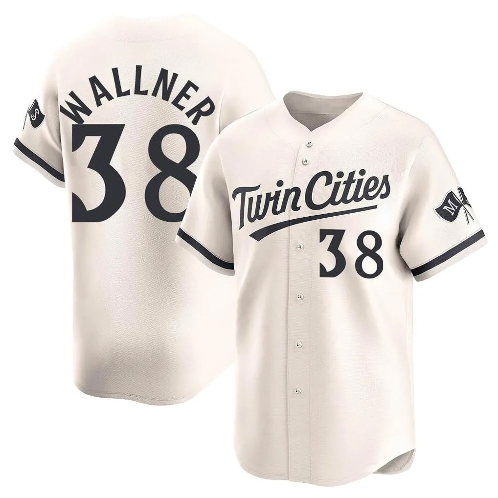MATTH M.Twins #38 Matt Wallner Player Cream Home Limited Stitched Jerseys
