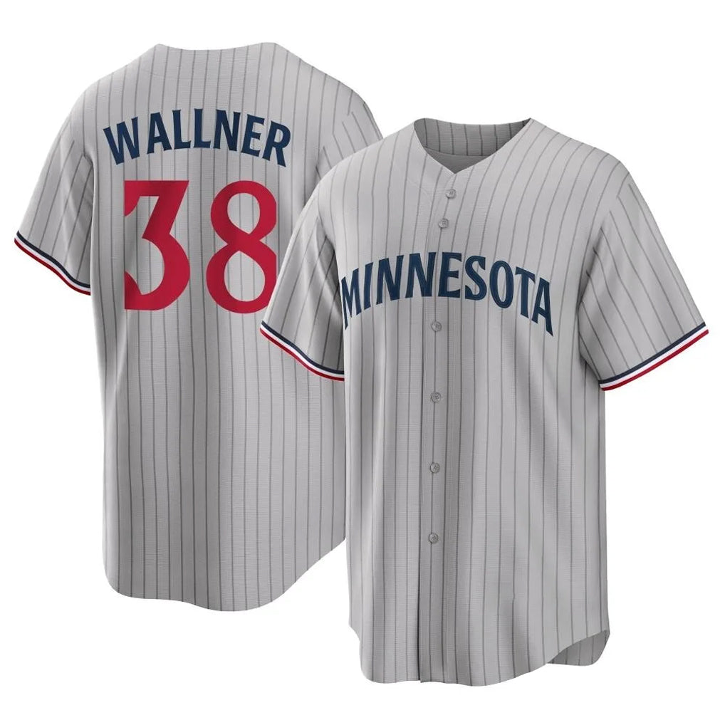 MATTH M.Twins #38 Matt Wallner Player Gray Game Limited Home Stitched Jerseys