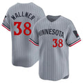 MATTH M.Twins #38 Matt Wallner Player Gray Home Limited Stitched Jerseys