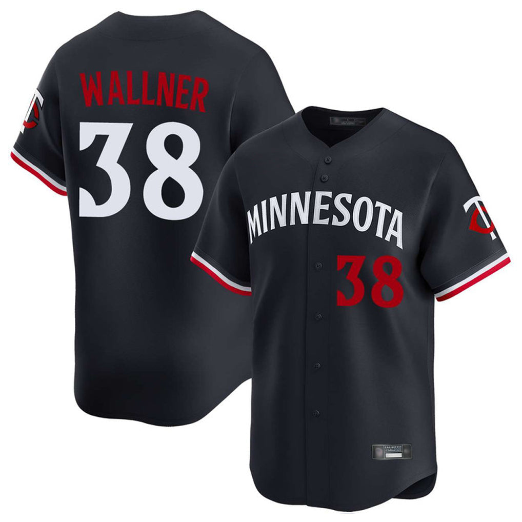 MATTH M.Twins #38 Matt Wallner Player Navy Home Limited Stitched Jerseys