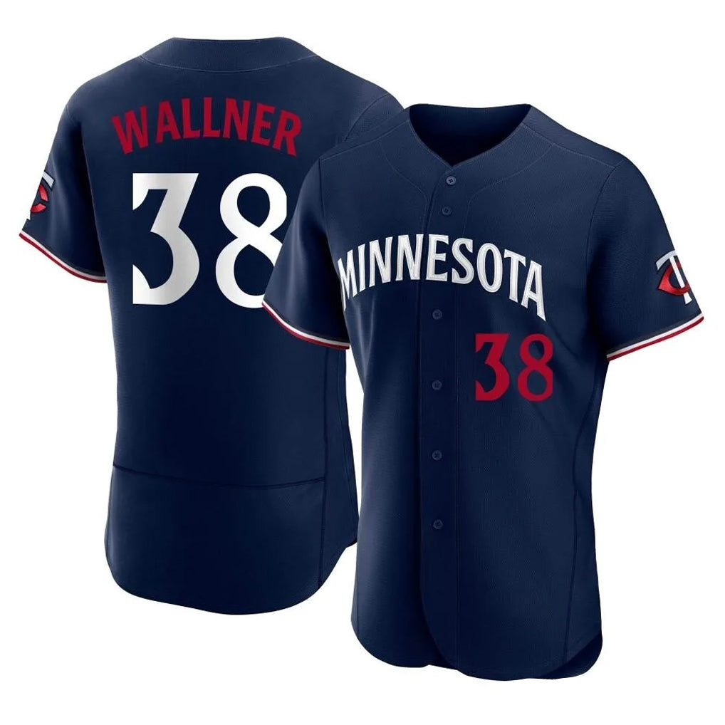 MATTH M.Twins #38 Matt Wallner Player Navy Replica Home Limited Elite Stitched Jerseys
