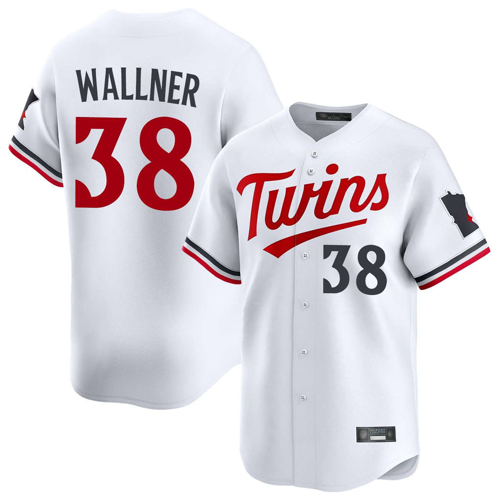MATTH M.Twins #38 Matt Wallner Player White Home Limited Stitched Jerseys