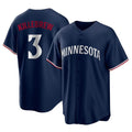 MATTH M.Twins #3 Harmon Killebrew Player Navy Replica Alternate Home Stitched Jerseys