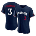 MATTH M.Twins #3 Harmon Killebrew Player Navy Replica Home Limited Elite Stitched Jerseys