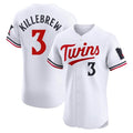 MATTH M.Twins #3 Harmon Killebrew Player White Home Limited Elite Stitched Jerseys
