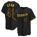 MATTH M.Twins #41 Joe Ryan Player Black Snake Skin City Home Game Stitched Jerseys