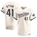 MATTH M.Twins #41 Joe Ryan Player Cream Home Limited Stitched Jerseys