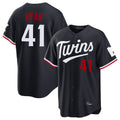 MATTH M.Twins #41 Joe Ryan Player Navy Home Game Stitched Jerseys