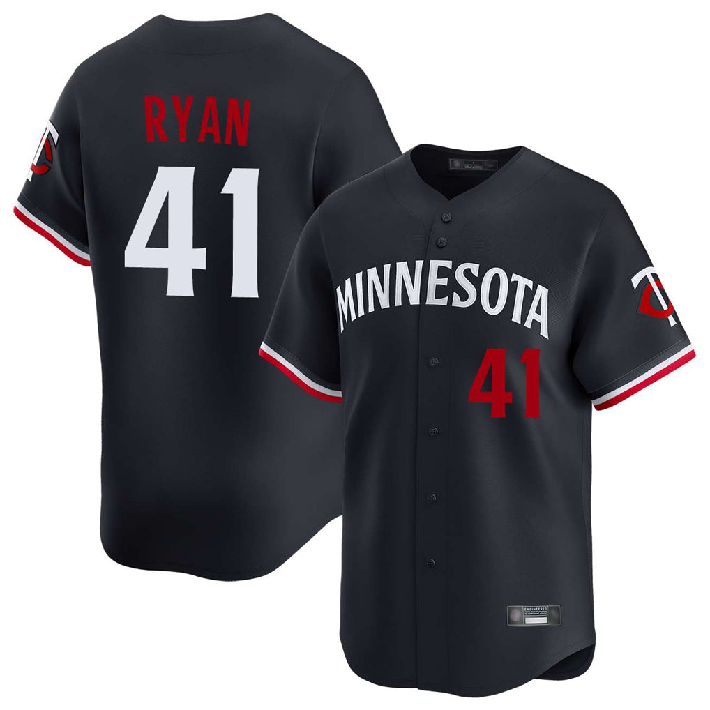 MATTH M.Twins #41 Joe Ryan Player Navy Home Limited Stitched Jerseys