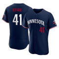 MATTH M.Twins #41 Joe Ryan Player Navy Replica Home Limited Elite Stitched Jerseys