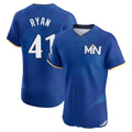 MATTH M.Twins #41 Joe Ryan Player Royal City Connect Limited Elite Home Stitched Jerseys