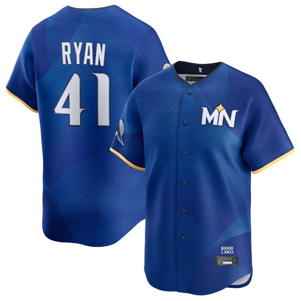 MATTH M.Twins #41 Joe Ryan Player Royal City Connect Limited Home Stitched Jerseys