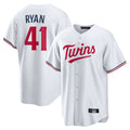 MATTH M.Twins #41 Joe Ryan Player White Home Game Stitched Jerseys