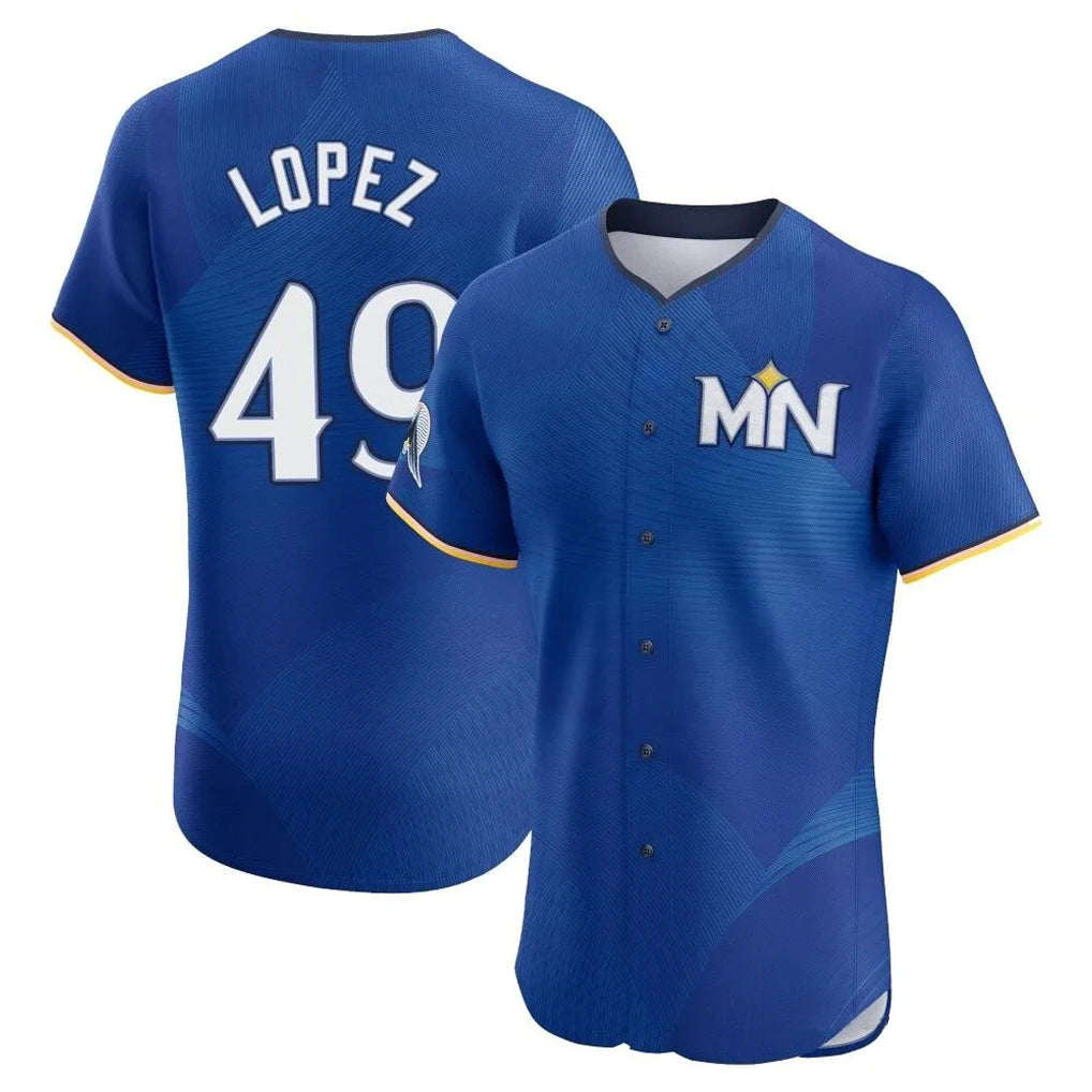 MATTH M.Twins #49 Pablo Lopez Player Royal City Connect Limited Elite Home Stitched Jerseys