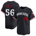 MATTH M.Twins #56 Josh Bell Player Navy Home Limited Stitched Jerseys