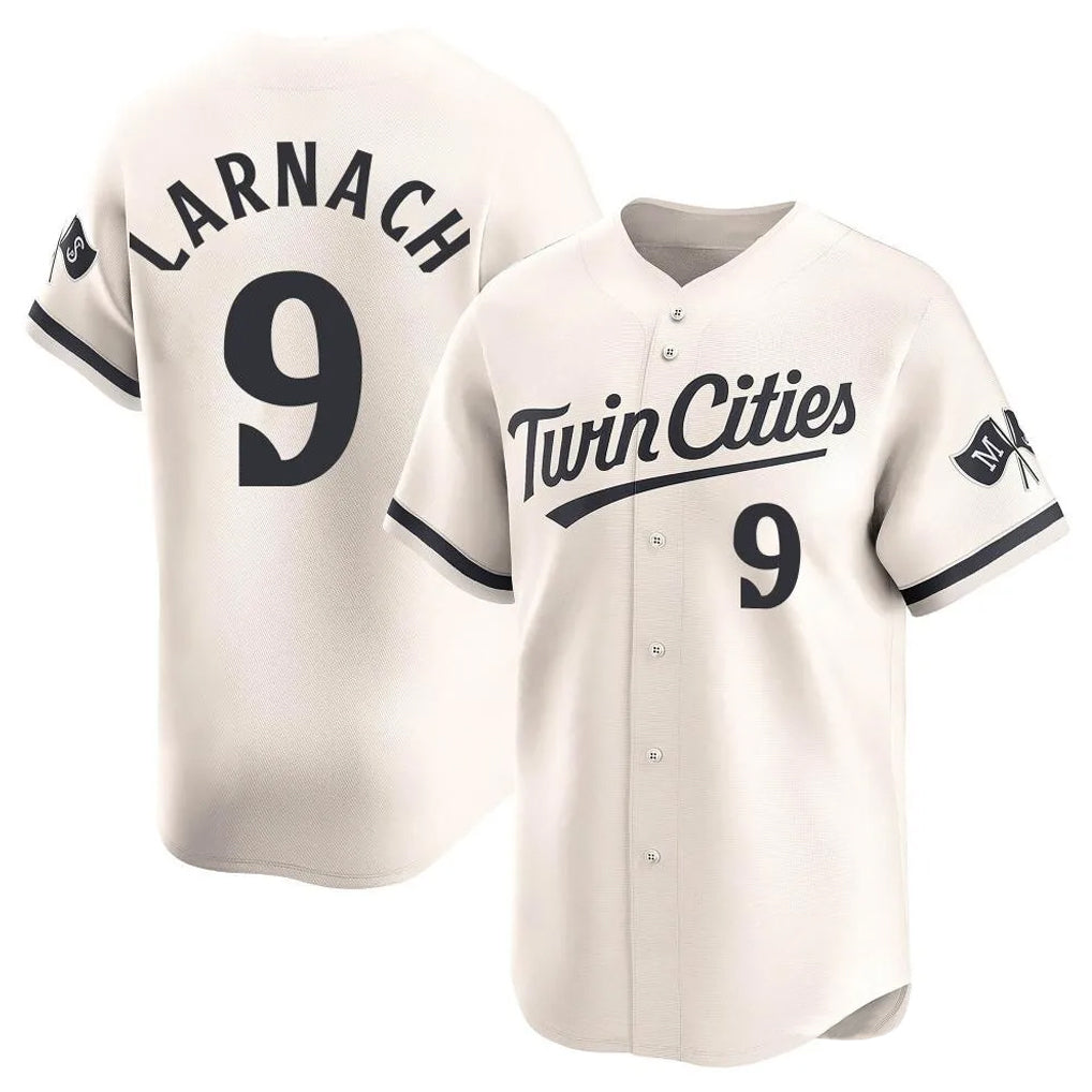 MATTH M.Twins #9 Trevor Larnach Player Cream Home Limited Stitched Jerseys