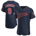 MATTH M.Twins #9 Trevor Larnach Player Navy 60th Home Limited Elite Stitched Jerseys