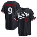 MATTH M.Twins #9 Trevor Larnach Player Navy Home Game Stitched Jerseys