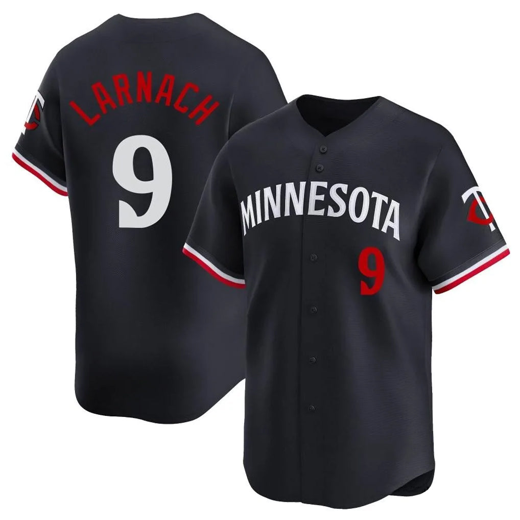 MATTH M.Twins #9 Trevor Larnach Player Navy Home Limited Stitched Jerseys