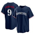 MATTH M.Twins #9 Trevor Larnach Player Navy Replica Alternate Home Stitched Jerseys