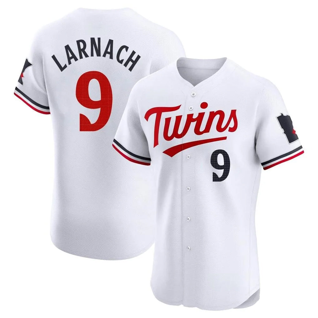 MATTH M.Twins #9 Trevor Larnach Player White Home Limited Elite Stitched Jerseys