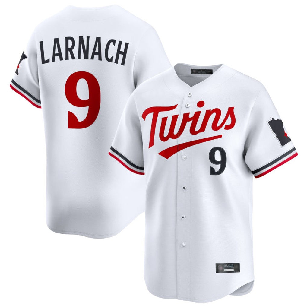 MATTH M.Twins #9 Trevor Larnach Player White Home Limited Stitched Jerseys