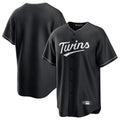 MATTH Minnesota Twins Blank Player Black Home Game Stitched Jerseys
