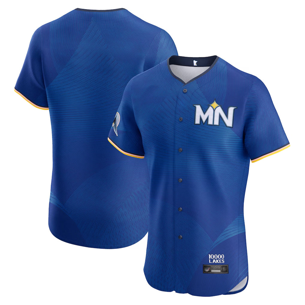 MATTH Minnesota Twins Blank Player Royal City Connect Limited Elite Home Stitched Jerseys