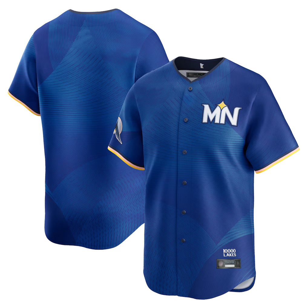 MATTH Minnesota Twins Blank Player Royal City Connect Limited Home Stitched Jerseys