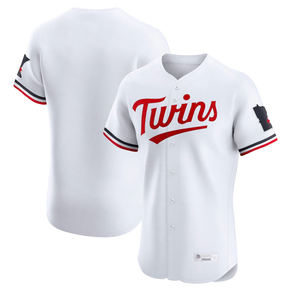 MATTH Minnesota Twins Blank Player White Home Limited Elite Stitched Jerseys