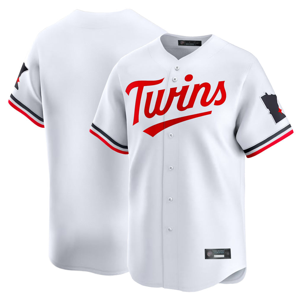 MATTH Minnesota Twins Blank Player White Home Limited Stitched Jerseys
