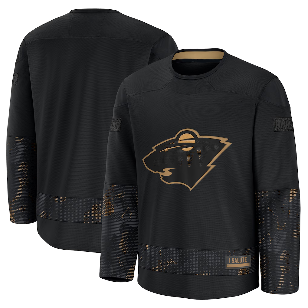 MATTH M.Wild Black 2024 Military Appreciation Practice Jerseys