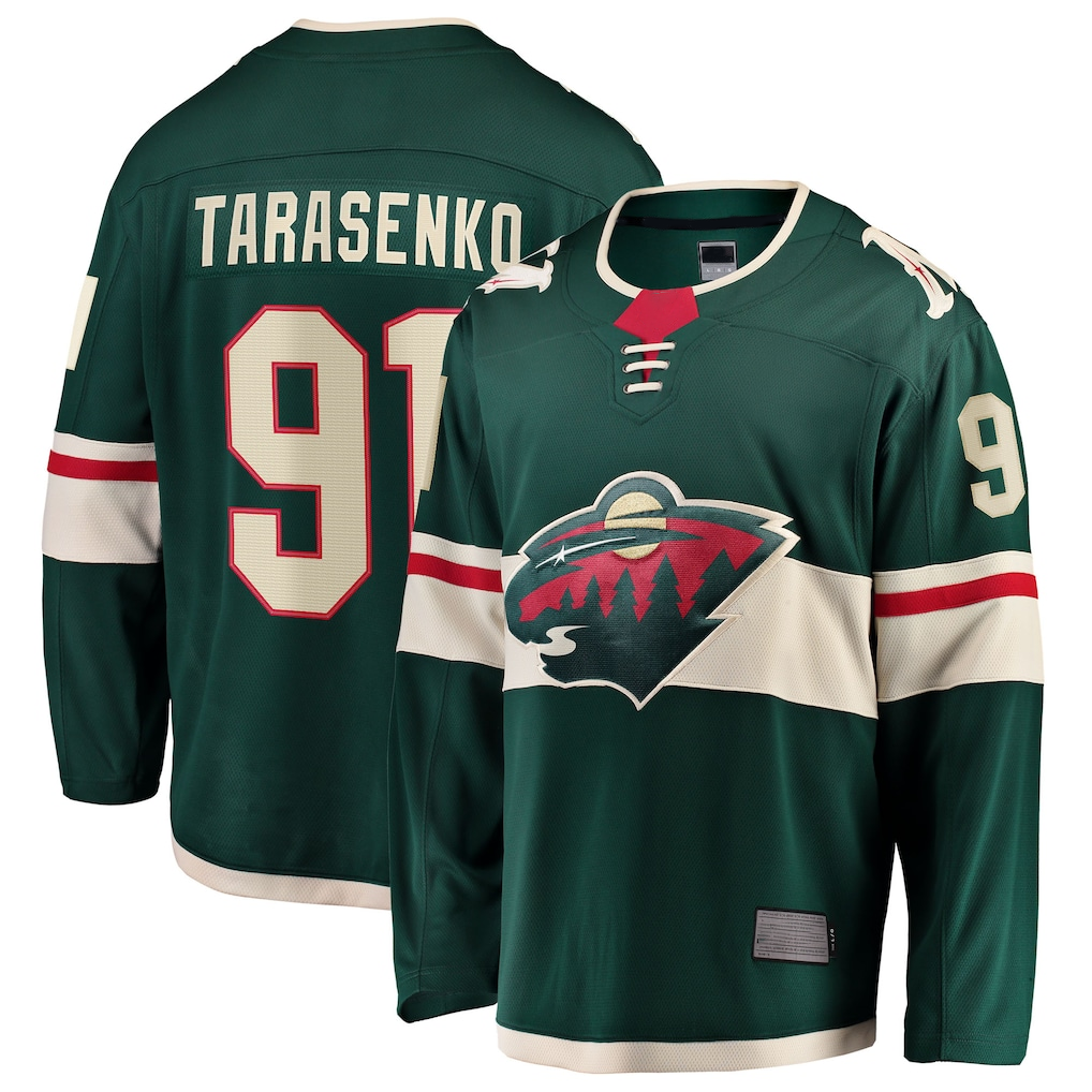 MATTH M.Wild #91 Vladimir Tarasenko Green Home Breakaway Jerseys