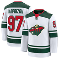 MATTH M.Wild #97 Kirill Kaprizov White Away Premium Jerseys