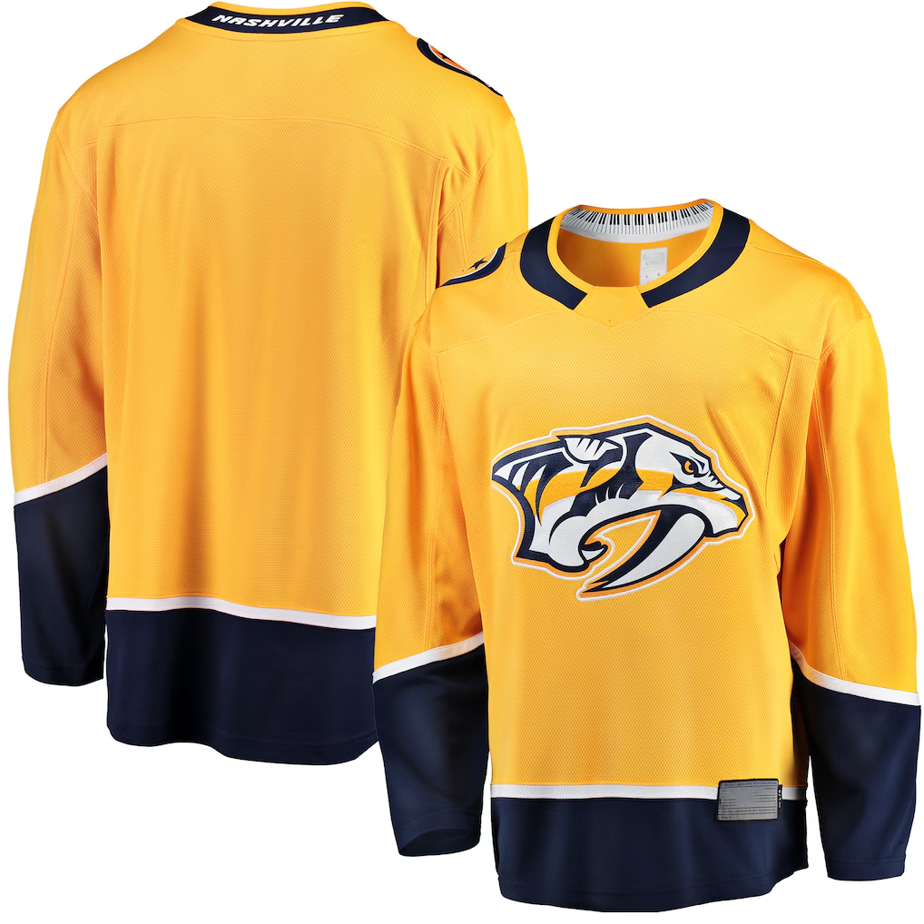 MATTH N.Predators Gold Breakaway Home Jerseys