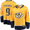 MATTH N.Predators #9 Filip Forsberg Gold Home Breakaway Jerseys