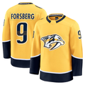 MATTH N.Predators #9 Filip Forsberg Gold Home Premium Jerseys
