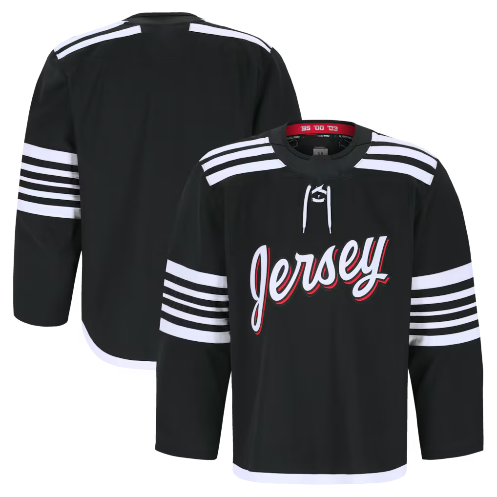 MATTH N.Jersey Devils Black Alternate Authentic Pro Jerseys